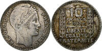 France 10 Francs Turin, Paris, Silver, Gadoury:801, KM:878 -