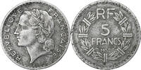 France 5 Francs Lavrillier, Paris, Aluminum, Gadoury:766a -
