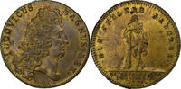 France betaalpenning Louis XIV, Extraordinaire des Guerres, Brass -
