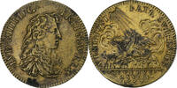 France betaalpenning Louis XIV, Parties et Revenus Casuels, Brass -