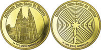 France betaalpenning Cathédrale Notre Dame de Chartres, Copper-nickel Aluminium -
