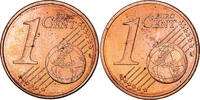 France 1 Centime Double Reverse Side, Coppered Steel -