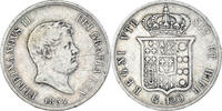 ITALIAN STATES 120 Grana Coin, NAPLES, Ferdinando II, Silver -