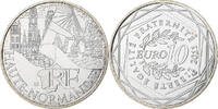 France 10 Euro Haute Normandie, Paris, Silver, KM:1738 -