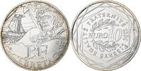 France 10 Euro Bretagne, Paris, Silver, Gadoury:EU514, KM:1866 -
