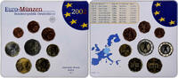 Germany 1 Cent to 2 Euro Berlin, euro set -