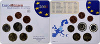 Germany 1 Cent to 2 Euro Stuttgart, euro set -