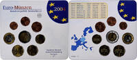 Germany 1 Cent to 2 Euro Stuttgart, Set Euro -