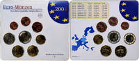 Germany 1 Cent to 2 Euro Hambourg, Set Euro -