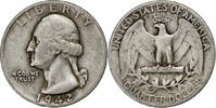 United States Quarter Coin, Washington, Philadelphia, Silver -