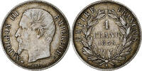 France Franc Napoleon III, Napoléon III, Paris, Silver -
