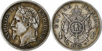 France Franc Napoleon III, Napoléon III, Strasbourg, Silver -