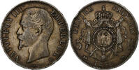 France 5 Francs Napoleon III, Lyon, Silver, Gadoury:734, Le -