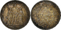 France 5 Francs Coin, Hercule, Paris, Silver, Gadoury:745a -