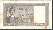 Yugoslavia 10 Dinara Banknote, 1939-09-22, KM:35 -