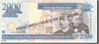 Dominican Republic 2000 Pesos Oro Banknote, Undated, KM:174s1 -
