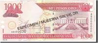 Dominican Republic 1000 Pesos Oro Banknote, Undated, KM:173s1 -