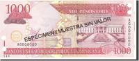 Dominican Republic 1000 Pesos Oro Banknote, Undated, KM:173s2 -