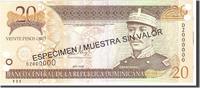 Dominican Republic 20 Pesos Oro Banknote, Undated, KM:169s2 -
