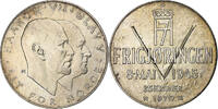 Norway 25 Kroner Olav V, Silver, KM:414 -
