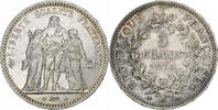 France 5 Francs Hercule, Paris, Silver, Gadoury:745.a -