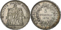 France 5 Francs Hercule, Bordeaux, Silver, Gadoury:745a -