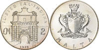 Malta 2 Pounds Silver, KM:20 -