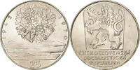 Czechoslovakia 25 Korun Silver, KM:69 -