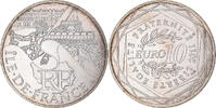France 10 Euro Ile De France, Silver -