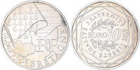 France 10 Euro Paris, Bretagne, Silver -