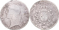 France Écu au bandeau Coin, Louis XV, Pau, Silver -