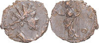 Antoninianus Coin, Tetricus I, Barbaric imitation, Billon -