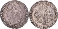 France Écu au bandeau Coin, Louis XV, Bayonne, Silver -