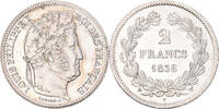 France 2 Francs Coin, Louis-Philippe, Lille, Silver -