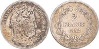 France 2 Francs Coin, Louis-Philippe, Lille, Silver -