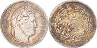 France 2 Francs Coin, Louis-Philippe, Lyon, Silver -