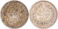 France 2 Francs Coin, Louis-Philippe, Paris, Silver -