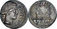 Denarius Scribonia, Rome, Silver, Crawford:416/1 -