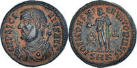 Follis Coin, Licinius I, Kyzikos, Bronze -