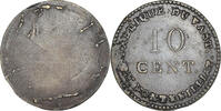 France 10 Cents Fabrique Du Vast, Fontenilliat, Copper -