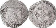 Spanish Netherlands 1/20 Ecu Philippe Coin, Philip II, Antwerp -
