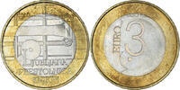 Slovenia 3 Euro Ljubljana capitale du livre, Bi-Metallic -