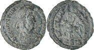 Follis Coin, Constantius II, Siscia, Bronze, RIC:352 -