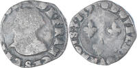France Double Tournois Coin, Charles X, Troyes, Copper -