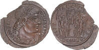 Follis Coin, Constantine I, Arles, Broken, Bronze, RIC:370 -