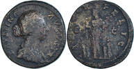 Sestertius Coin, Faustina II, Rome, Bronze, RIC:1673 -