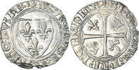 France Blanc Guénar Coin, Charles VI, Montpellier, 2nd Emission -