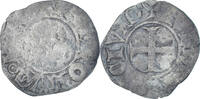 France Denier Tournois Coin, Charles VI, 2nd Emission -
