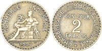 France 2 Francs Coin, Chambre de commerce, Paris -