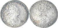 France 1/4 Ecu Vertugadin Coin, Louis XV, Uncertain Mint, réformé -